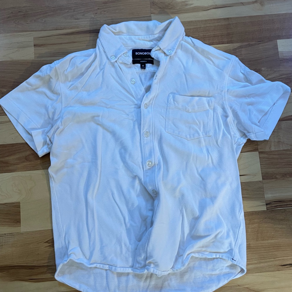 Bonobos white Button-Up Shirt